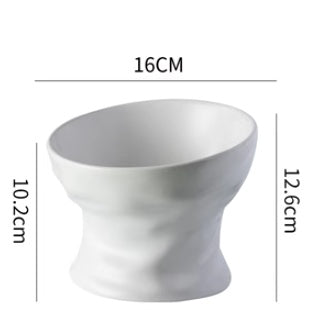 Cat Bowl High Ceramic Protection Cervical Spine Dog Food Basin