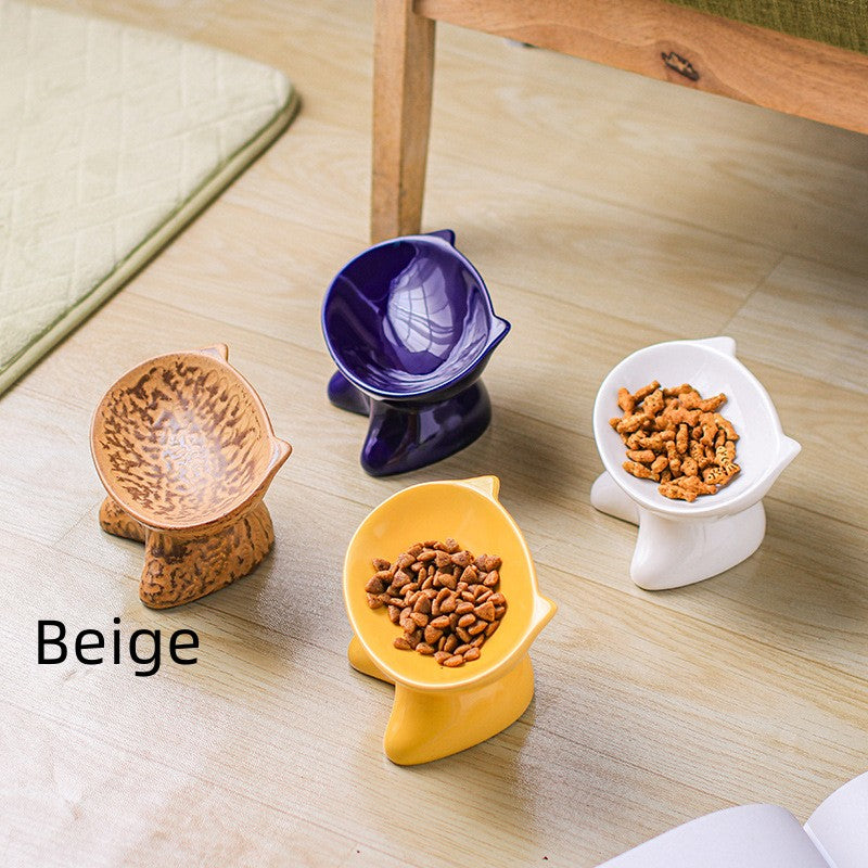 Household Ceramic Cat Dog Pet Bowl