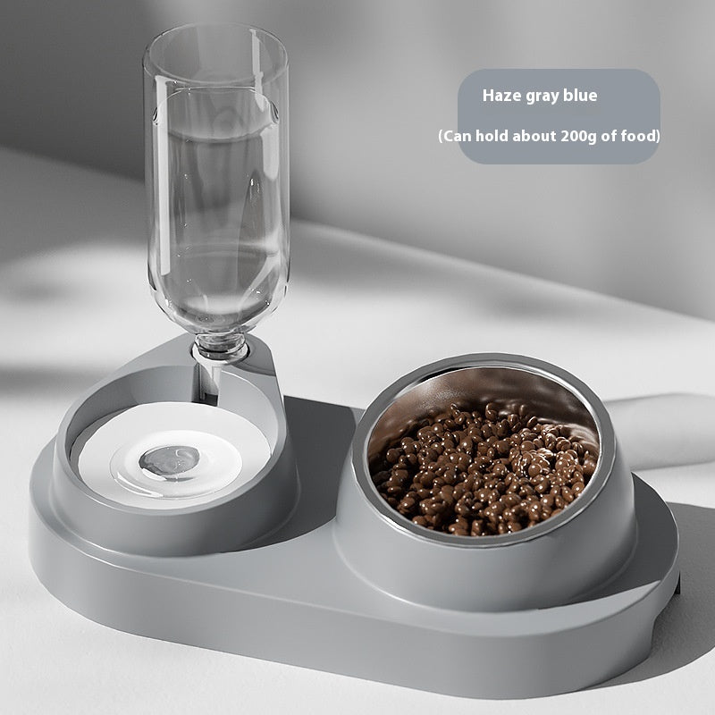 Automatic Drinking Water Oblique Mouthed Cat Bowl