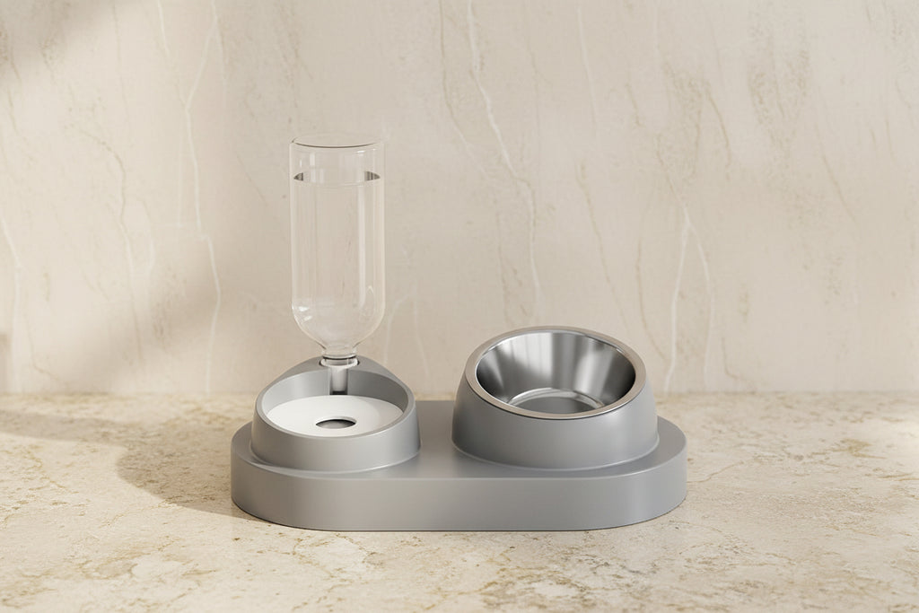 Automatic Drinking Water Oblique Mouthed Cat Bowl